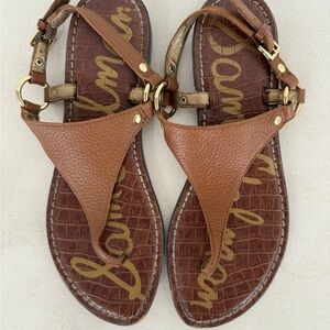 Sam Edelman Brown Leather Sandals